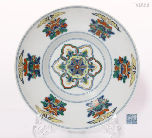 Doucai Waisted Bowl Qianlong Period