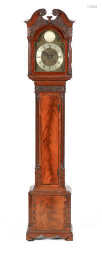 AN EARLY 20TH CENTURY CHIPPENDALE DESIGN FLAME MAHOGANY MINI...