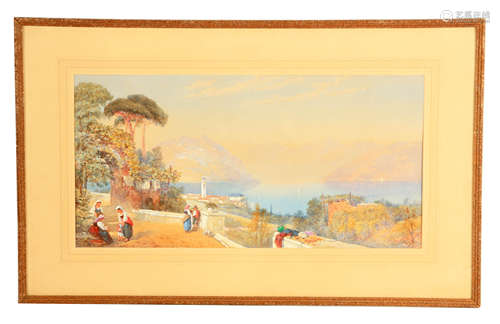 CHARLES ROWBOTHAM A 19TH CENTURY WATERCOLOUR depicting an It...