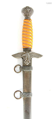 A THIRD REICH LUFTWAFFE MODEL 1937 OFFICER'S DRESS DAGGER th...