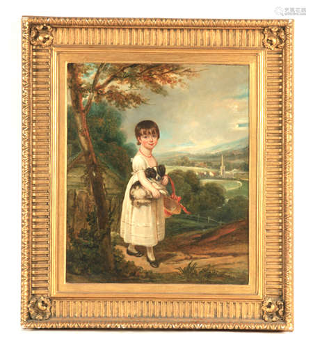 WILLIAM WESTALL 1781-1850. AN EARLY 19TH CENTURY OIL ON CANV...