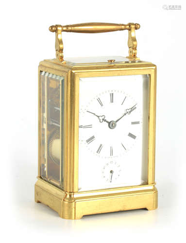 E.J. DENT, PARIS A SMALL 19TH CENTURY ONE-PIECE CASE REPEATI...