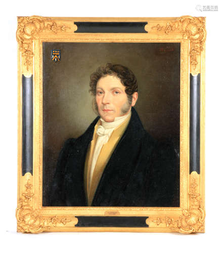 JOHN FRANCIS RIGAUD R.A. A 19TH CENTURY OIL ON CANVAS half-l...