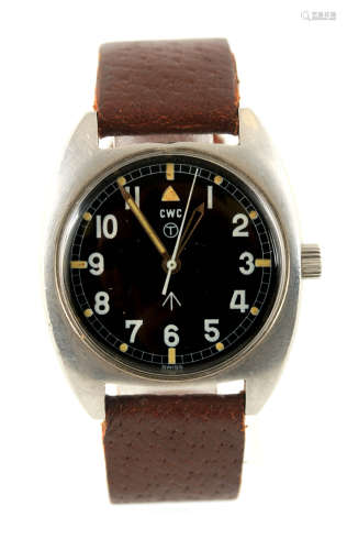 A CWC (CABOT WATCH COMPANY) MILITARY ISSUE WRIST WATCH the s...