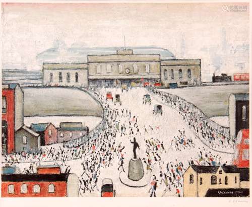 A.R.R. LAURENCE STEPHEN LOWRY (1887-1976) A SIGNED PRINT 'ST...