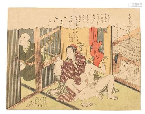 Suzuki Harunobu (1725-1770) Edo period (1615-1868), circa la...