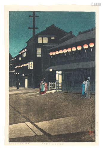 Kawase Hasui (1883-1957) Showa era (1926-1989), dated 1933