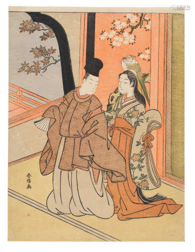 Suzuki Harunobu (1725-1770) Edo period (1615-1868), circa 17...