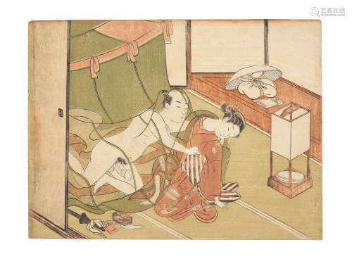 Attributed to Suzuki Harunobu (1725-1770) Edo period (1615-1...
