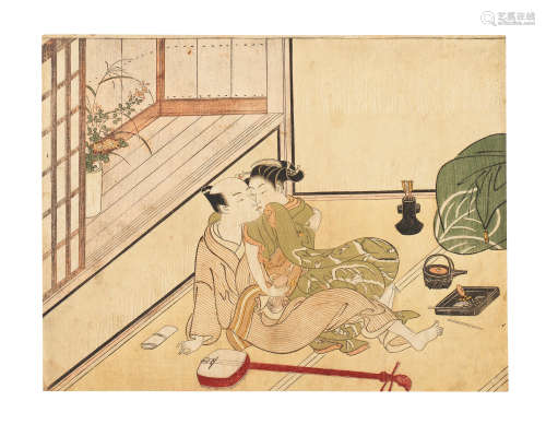 Attributed to Suzuki Harunobu (1725-1770) Edo period (1615-1...