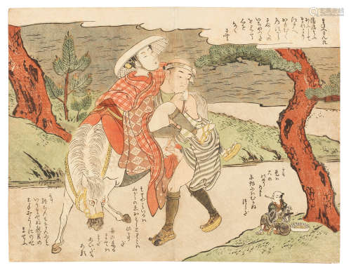 Suzuki Harunobu (1725-1770) Edo period (1615-1868), circa la...