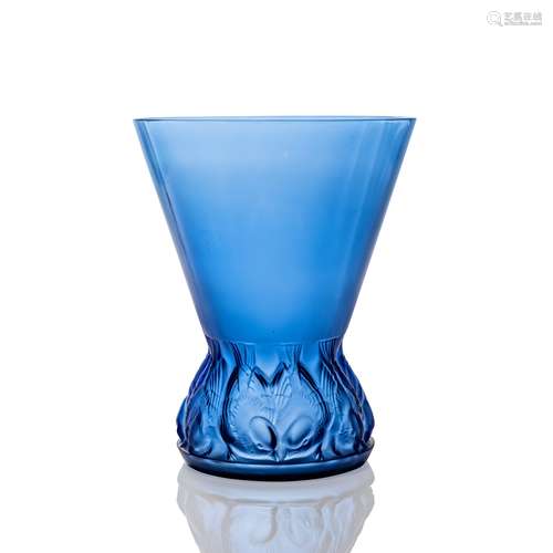 ‡ RENÉ LALIQUE (FRENCH 1860-1945) TUILERIES VASE, NO. 1053