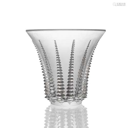 ‡ RENÉ LALIQUE (FRENCH 1860-1945) FONT-ROMEU VASE, NO. 10-89...