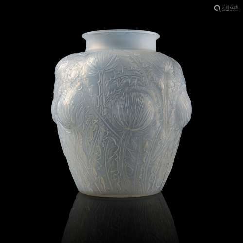 RENÉ LALIQUE (FRENCH 1860-1945) DOMREMY VASE, NO. 979