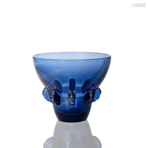 ‡ RENÉ LALIQUE (FRENCH 1860-1945) CARTHAGE VASE, NO. 1051