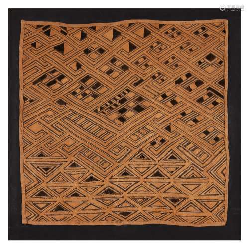 COLLECTION OF FOUR KUBA SHOOWA CLOTHS DEMOCRATIC REPUBLIC OF...