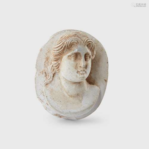 ROMAN CAMEO PORTRAIT BUST OF A FEMALE EUROPE OR NEAR EAST, 1...