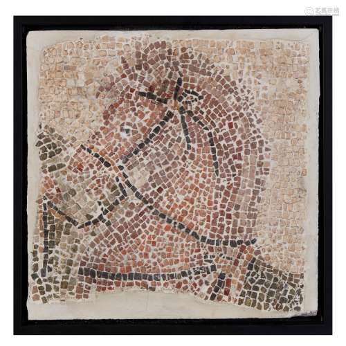 ROMAN MOSAIC OF A HORSE EUROPE OR NEAR EAST, 3RD - 4TH CENTU...