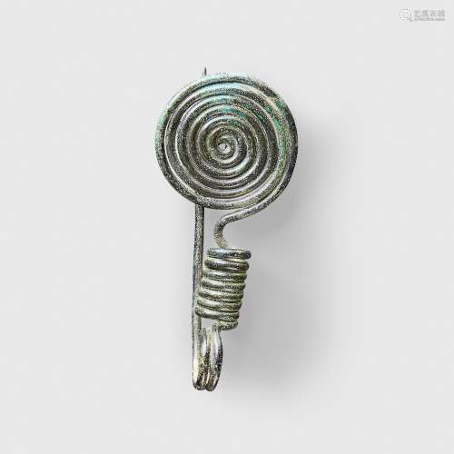 BRONZE AGE SPIRAL BROOCH CENTRAL EUROPE, C. 11TH - 10TH CENT...