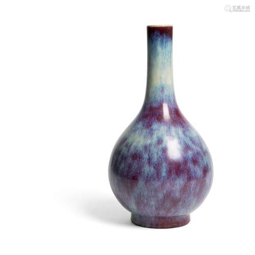 LU-JUN FLAMBE-GLAZED VASE QIANLONG MARK AND POSSIBLY OF THE ...