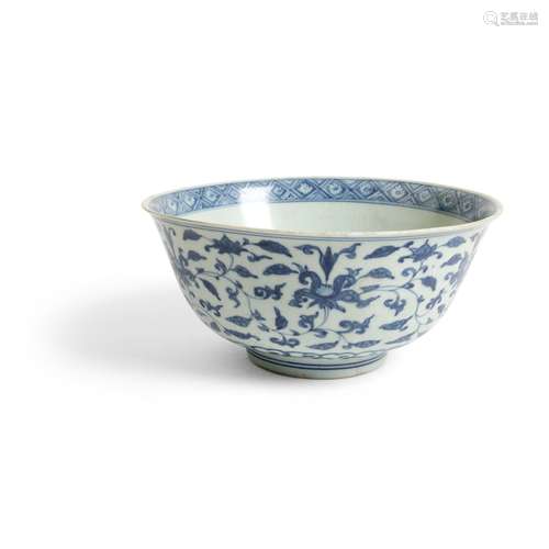 BLUE AND WHITE BOWL MING DYNASTY