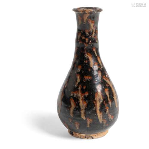 JIZHOU 'TORTOISESHELL' GLAZED BOTTLE VASE SOUTHERN SONG DYNA...