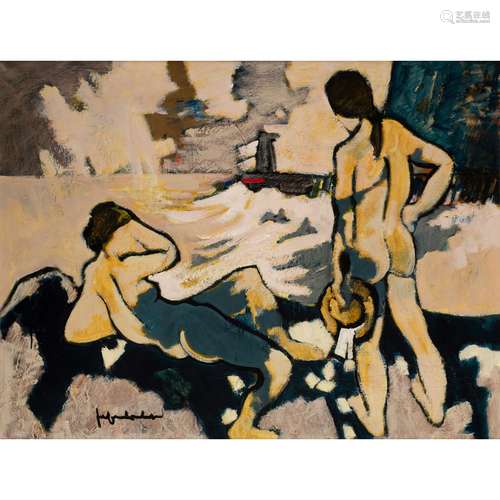 § JEF FRIBOULET (FRENCH 1919-2003) BATHERS