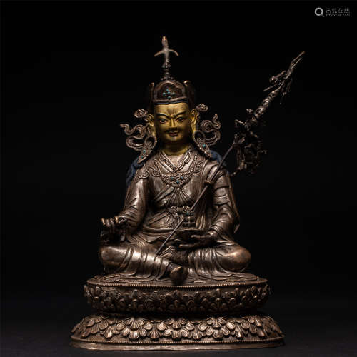 Bronze Master Padmasambhava of the Ming Dynasty