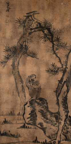Chinese Ink Painting Bada Shanren V-7