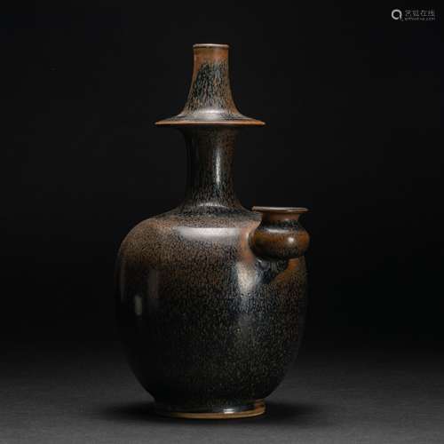 Black Glazed Purifying BottleSong Dynasty