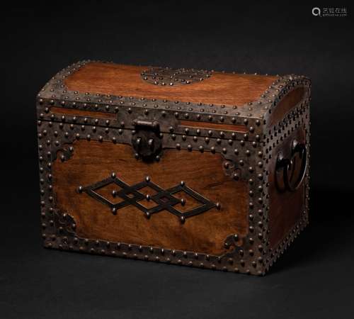 Rosewood Jewelry Box Qing Dynasty