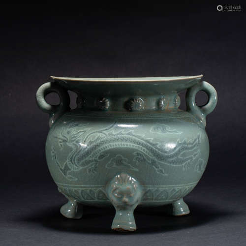 Goryeo Porcelain Jar with Dragon Pattern Song Dynasty