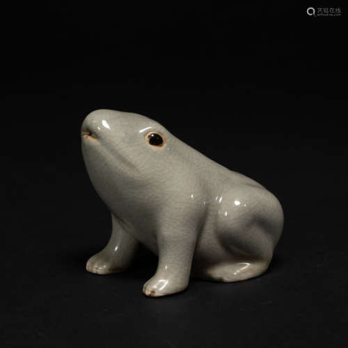 Celadon Frog Shaped Water Drop Qing Dynasty