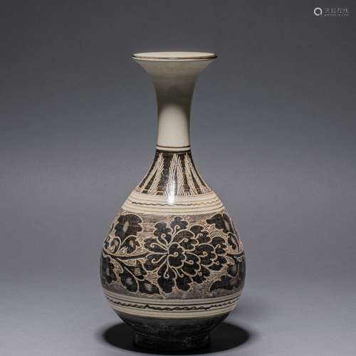 Cizhou Kiln Carved Flower Yuhu Spring Song Dynasty