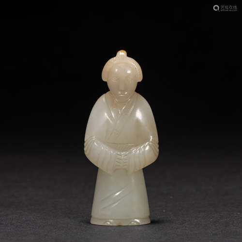 Hetian Jade Maid Han Dynasty