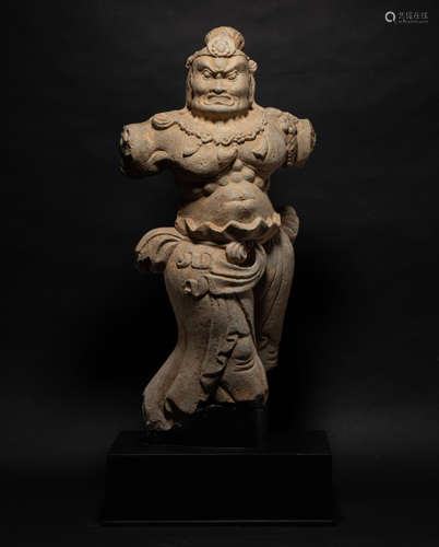 Statue of Bluestone Heavenly King of Northern Wei Dynasty