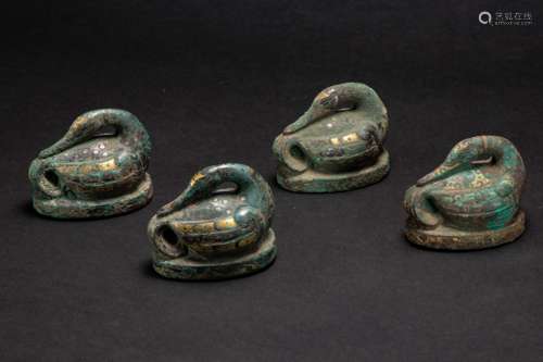 Bronze Yanshou Paperweight in Han Dynasty