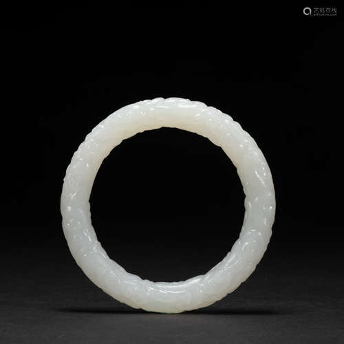 Hetian Jade Beast Bracelet Qing Dynasty