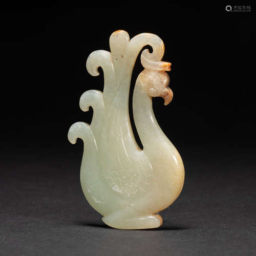 Hetian jade bird first jade Han Dynasty