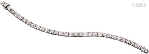 Rivieré-Armband mit Diamanten