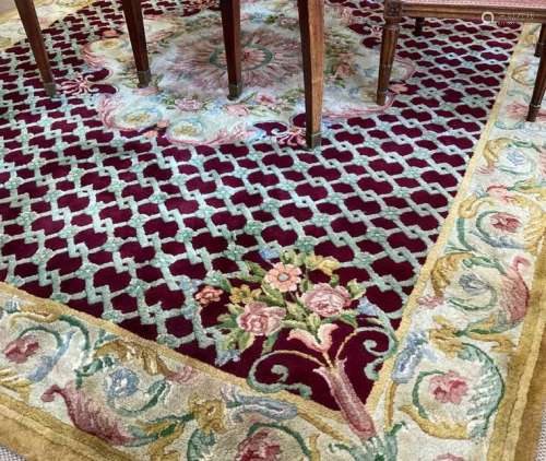 法国 肥皂厂点的大地毯（C.N.A :法国国家艺术家协会印度分会）挂毯...