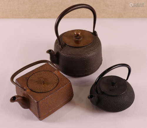 日本铁壶3件套