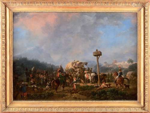NICOLAS ANTOINE TAUNAY (1755-1830) 19世纪法国画派 通往都灵的...