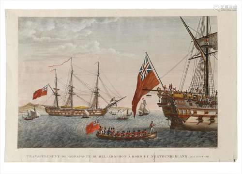 baugean，后。  1815年8月8日，波拿巴从贝勒里丰号转移到诺森伯兰号...