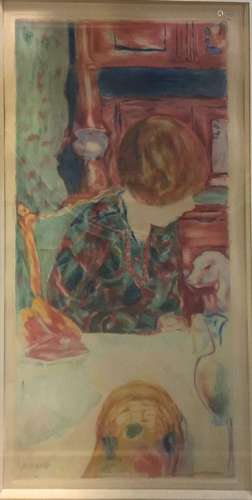 VILLON Jacques, 1875-1963, 继BONNARD Pierre之后带狗的女人》，1...