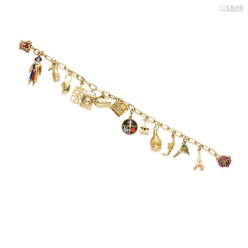 GOLD CHARM BRACELET