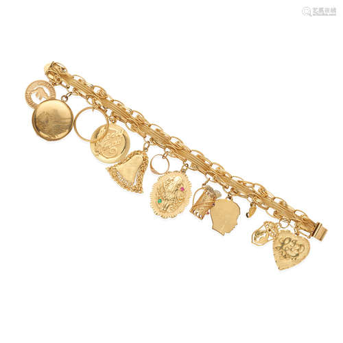 GOLD CHARM BRACELET