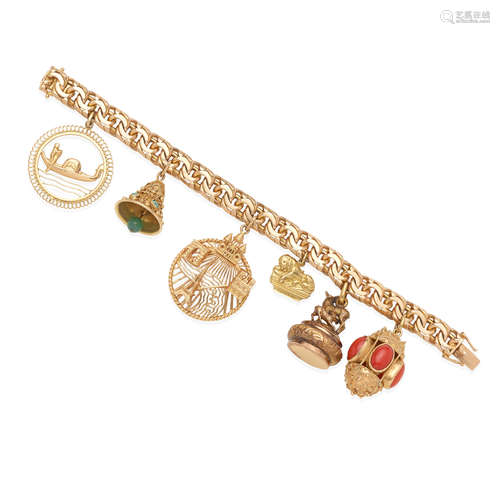 GOLD CHARM BRACELET