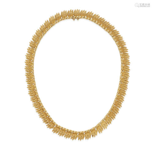 18K GOLD COLLAR NECKLACE