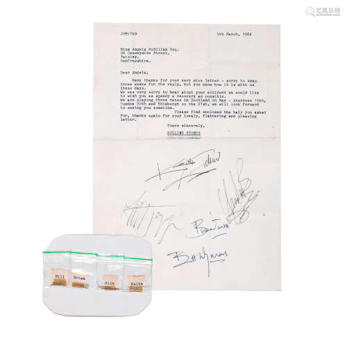 The Rolling Stones: Autographs And Hair Clippings, 1964,